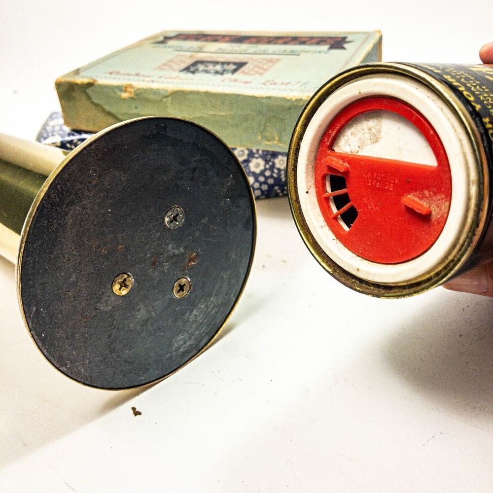 Pyromaniac Bundle: NIB Extra-Long Hearth Matches, Brass Match Holder, - Picture 8 of 10